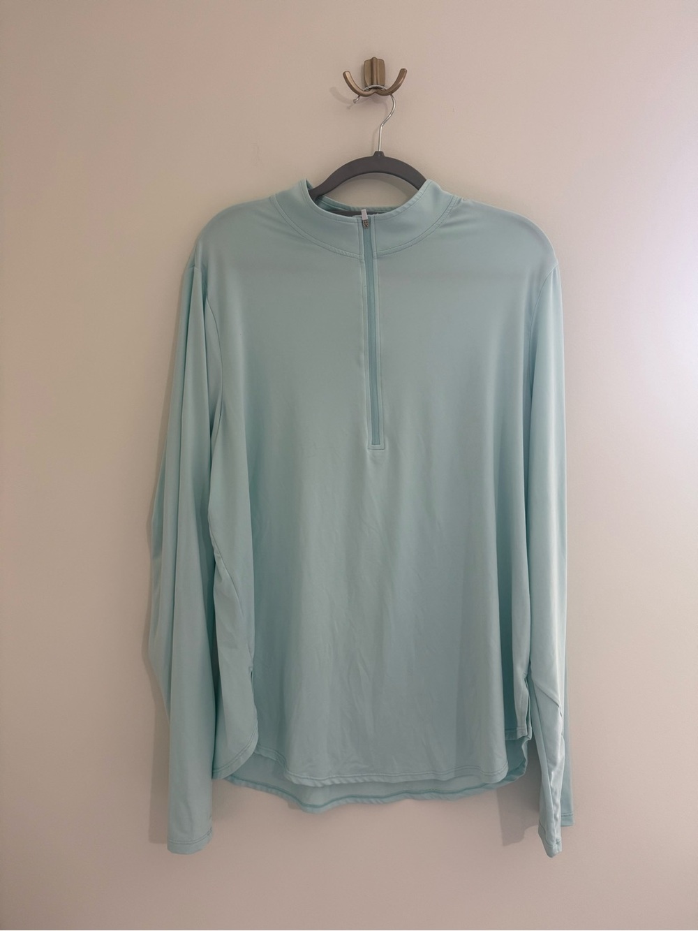 Light Blue Half-Zip G4Free Performance Pullover